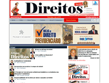 Tablet Screenshot of jornaldireitos.com